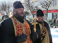 Орловская епархия отметила праздник Собора новомучеников Российских крестных ходом; 7 февраля 2010 г.