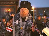 Архиерейское служение в четверг Первой седмицы Великого поста. Чтение покаянного канона Андрея Критского. 18 февраля 2010 г.
