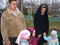 В день празднования Собора Архистратига Михаила архиепископ Пантелеимон совершил Божественную литургию в Успенском храме Орла. 21 ноября 2010 г.