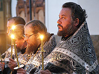 В понедельник 5-й седмицы Великого поста архиепископ Пантелеимон возглавил утреню с чтением Великого канона Андрея Критского и жития прп. Марии Египетской. 4 апреля 2011 г.