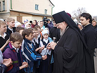 Архиерейское служение в праздник Благовещения Пресвятой Богородицы. 7 апреля 2011 г.