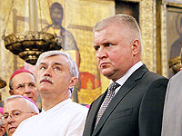 В день памяти святителя Филиппа духовенство Орловской епархии сослужило Святейшему Патриарху Кириллу в Успенском соборе Кремля. 16 июля 2011 г.