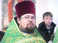 Архиерейское служение в день памяти преп. Серафима Саровского в Спасо-Преображенском соборе г. Болхова. 15 января 2012 г.