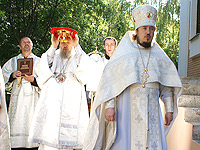 Чин великого освящения Вознесенского храма в поселке Змиевка. 24 мая 2012 г.