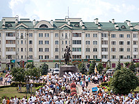 Торжественное открытие памятника герою Отечественной войны 1812 года генералу Алексею Петровичу Ермолову в Орле. 27 июля 2012 г.