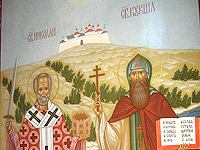 В Троицком Оптине женском монастыре г. Болхова состоялось освящение большой новописанной парной иконы святителя Николая Чудотворца и священномученика Кукши, небесных покровителей Орловского края. 27 октября 2012 г.