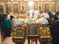 В праздник Собора Предтечи и Крестителя Господня Иоанна архиепископ Антоний совершил Литургию в Иоанно-Крестительском храме Орла. 20 января 2013 г.