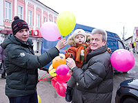 В Ливнах состоялась акция «Воздушный шарик», посвященная празднику Сретения Господня и Дню православной молодежи. 15 февраля 2013 г.