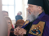 В неделю 2-ю Великого поста архиепископ Орловский и Ливенский Антоний совершил литургию в Богоявленском соборе г. Орла. 31 марта 2013 г.