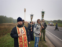 В монастыре святого Кукши совершена Божественная литургия — центральное событие торжеств в честь 900-летия крещения Орловщины. 9 сентября 2013 г.