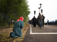 В монастыре святого Кукши совершена Божественная литургия — центральное событие торжеств в честь 900-летия крещения Орловщины. 9 сентября 2013 г.