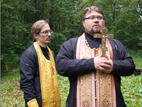 В день памяти священноисповедника Георгия Коссова в Спасо-Преображенском соборе Болхова прошли торжественные богослужения. 8 сентября 2013 г.