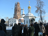 В праздник Богоявления архиепископ Орловский и Ливенский Антоний совершил Божественную литургию в Богоявленском соборе Орла, возглавил крестный ход на иордань и Чин великого освящения воды в реке Оке. 19 января 2014 г.