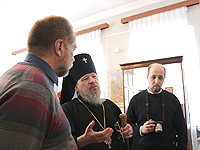 В Орловском объединенном литературном музее им. И. С. Тургенева начала работу выставка Артели православных художников, приуроченная к празднику Светлого Христова Воскресения. 3 апреля 2014 г.