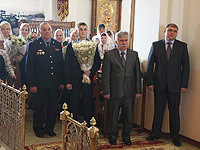 Во вторник Светлой Седмицы, день 25-летия своей архиерейской хиротонии, архиепископ Орловский и Ливенский Антоний совершил литургию в храме Иверской иконы Божией Матери. 22 апреля 2014 г.