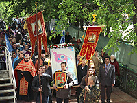 Крестный ход в день памяти Великомученика Георгия Победоносца в Орле. 6 мая 2014 г.