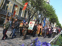 Крестный ход в день памяти Великомученика Георгия Победоносца в Орле. 6 мая 2014 г.