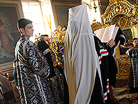 В среду 5-й седмицы Великого поста митрополит Орловский и Болховский Антоний возглавил утреню с чтением Великого канона Андрея Критского и жития прп. Марии Египетской («Мариино стояние») в Ахтырском кафедральном соборе г. Орла. 13 апреля 2016 г.
