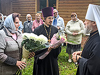 В день памяти священноисповедника Георгия Коссова митрополит Орловский и Болховский Антоний посетил с Архипастырским визитом Болховский район и совершил литургию в храме священноисповедника Георгия Коссова села Спас-Чекряк. 8 сентября 2016 г.
