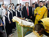 Орловской митрополии и НКМЦ имени Круглой передана частица мощей святого Лазаря Четверодневного. 13 февраля 2017 г.