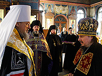 Избранный епископом Мценским игумен Алексий (Заночкин) возведен в сан архимандрита. 13 марта 2017 г.