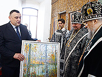 Во вторник Страстной седмицы митрополит Орловский и Болховский Антоний совершил в сослужении епископа Мценского Алексия, викария Орловской епархии, Божественную литургию Преждеосвященных даров в Свято-Троицком храме Мценска. 11 апреля 2017 г.