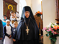 В день празднования Балыкинской иконе Божией Матери в Свято-Введенском женском монастыре Орла митрополит Орловский и Болховский Антоний совершил в сослужении епископа Мценского Алексия Божественную литургию у почитаемого народом святого образа. 13 июля 2017 г.