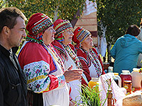 Фестиваль казачьей православной культуры прошел в новосильском Свято-Духовом монастыре. 23 сентября 2017 г.