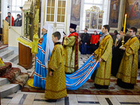 В канун Недели 23-й по Пятидесятнице митрополит Орловский и Болховский Антоний совершил всенощное бдение в Богоявленском соборе Орла. 11 ноября 2017 г.