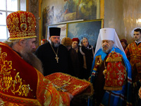 В день памяти великомученика Димитрия Солунского митрополит Орловский и Болховский Антоний совершил литургию в храме великомученика Димитрия Солунского города Дмитровска. 8 ноября 2017 г.