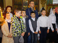 В Неделю 25-ю по Пятидесятнице, день памяти святителя Иоанна Златоуста, митрополит Орловский и Болховский Антоний совершил Божественную литургию в Свято-Иоанно-Крестительском храме Орла. 26 ноября 2017 г.