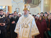 В праздник Святого Богоявления — Крещения Господа Бога и Спаса нашего Иисуса Христа, митрополит Орловский и Болховский Антоний совершил Божественную литургию и чин великого освящения воды в Богоявленском соборе Орла. 19 января 2018 г.