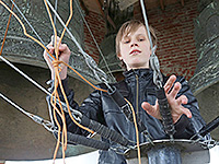 Звонари регионов Центральной России собрались на II фестивале «Звоны над Орлом» в Богоявленском соборе Орла. 29 апреля 2018 г.