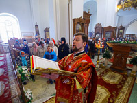 Во вторник Светлой Седмицы митрополит Орловский и Болховский Антоний в сослужении епископа Ливенского и Малоархангельского Нектария и епископа Мценского Алексия совершил литургию в Иверском храме Орла в честь его престольного праздника. 10 апреля 2018 г.