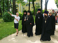27 июня 2009 г. архиепископ Пантелеимон принял участие в Тургеневском празднике в Спасском-Лутовинове