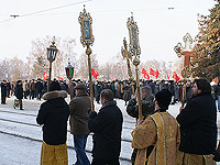 В Орел доставлены мощи священноисповедника Георгия Коссова. 30 января 2010 г.