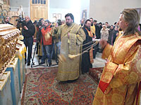 В Орел доставлены мощи священноисповедника Георгия Коссова. 30 января 2010 г.
